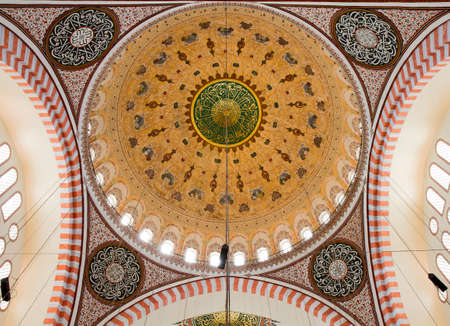 Dome of the Suleymaniye Mosque, Istanbul, Turkeyのeditorial素材