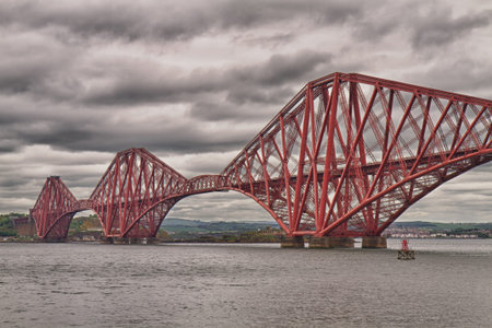 Firth of Forth Bridge - HDR version, Scotland, United Kingdom
