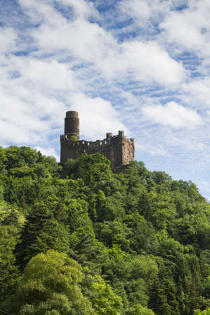 Castle Maus at the Rhine Valley, Germanyのeditorial素材