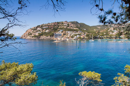 Village of Port Andratx Mallorca Baleares Spainの写真素材