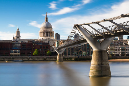 St.Pauls cathedral  Long Exposure version London Englandの写真素材
