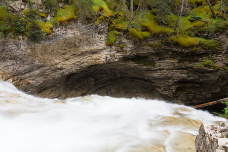 Cascade at Johnston Canyon, Alberta. Canada