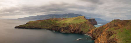Panorama of Ponta de Sao Lourenco, Madeira, Portugalの写真素材