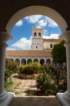 Cloister of La Recoleta, Sucre, Boliviaのeditorial素材