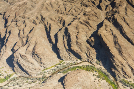 Canyon of the Swakopmund river, Namibia, Africaの写真素材