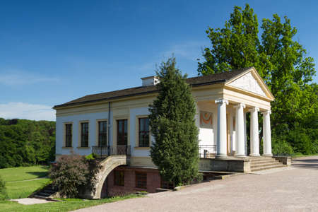 Roman house of Weimar, Thuringia, Germanyのeditorial素材