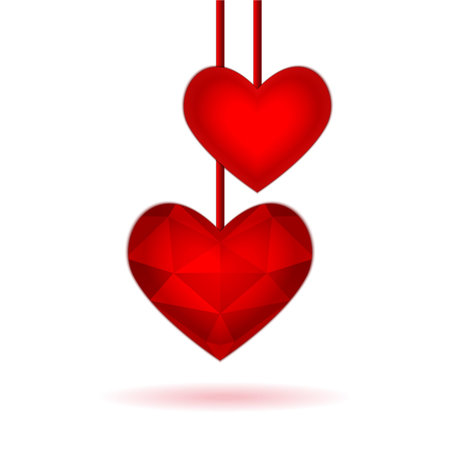 Vector illustration for valentine or weddingのイラスト素材