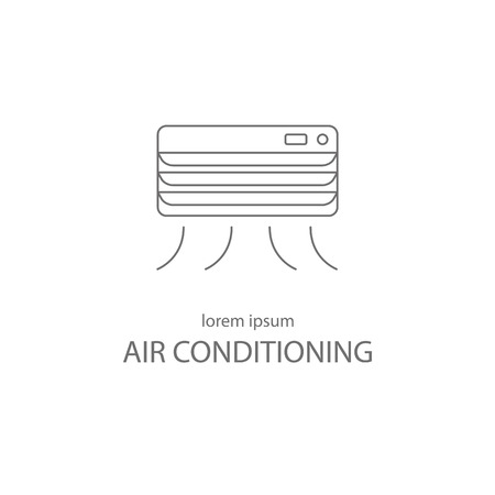 Air conditioning service logotype design templates.のイラスト素材