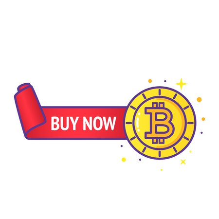 Bitcoin Logo vectorのイラスト素材