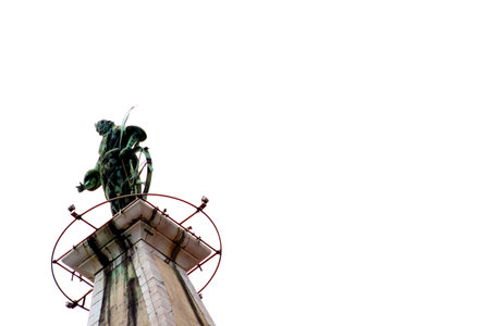 at the topの写真素材