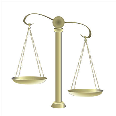 gold Balanceのイラスト素材