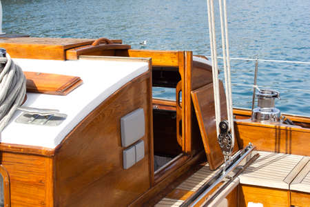 old sailboat detailの写真素材