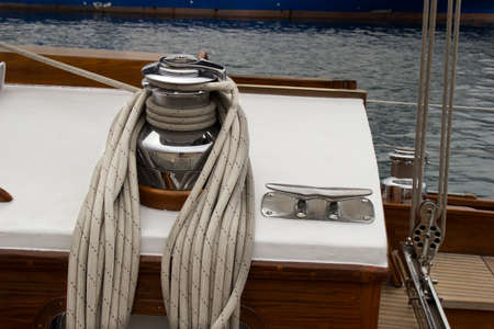 old sailboat detailの写真素材