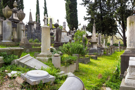 Inglese cemetery in Florenceの写真素材