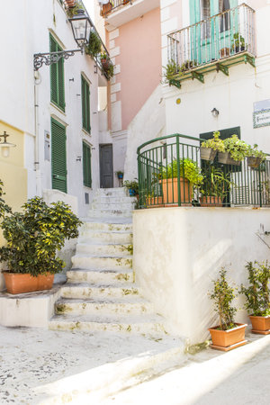 street of Ponzaの写真素材