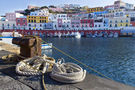 Ponza harborの写真素材