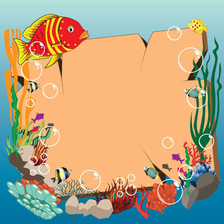 signboard submarineのイラスト素材