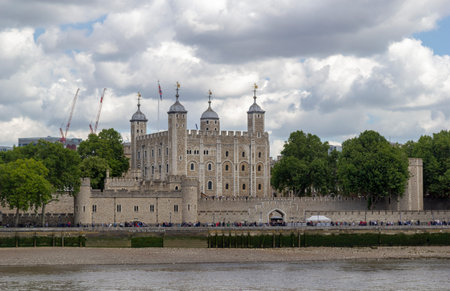 london tower old medieval castleのeditorial素材