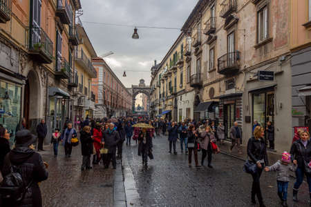 January 25, 2020 procession of the feast of san Paolo Aversaのeditorial素材