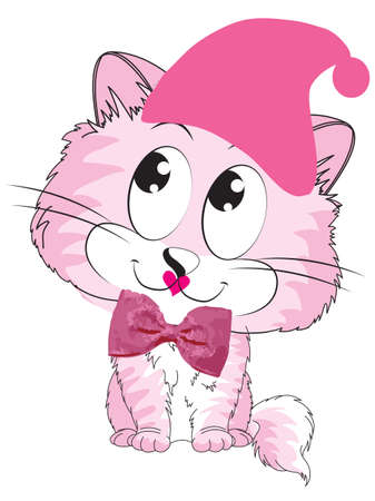 Illustration of cute catのイラスト素材