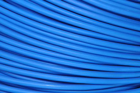 Blue network cable