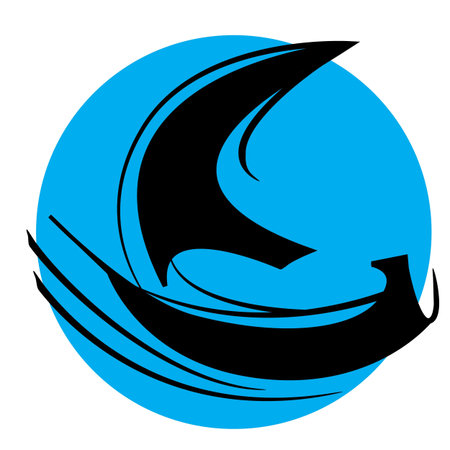 Sailing ship at sea, adventure and freedomのイラスト素材