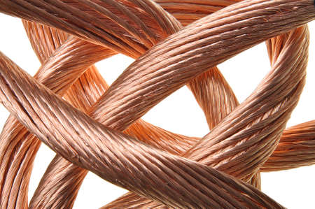 Red copper wire industryの写真素材