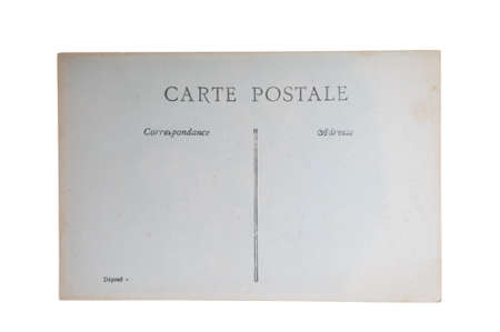 Old correspondence postcardsの写真素材