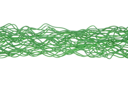 Green bunch of wires
