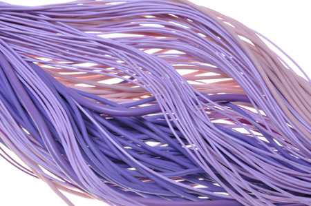 Twisted violet wires, the transmission of information 
