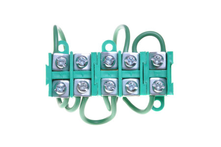 Electrical terminal block with cables, power connection 