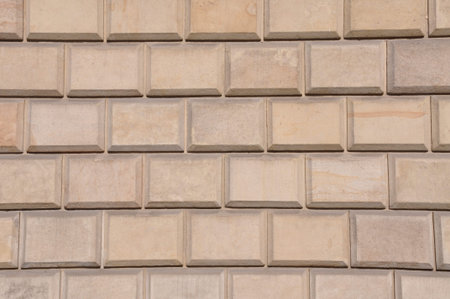 Rusticated blocks wall background 
