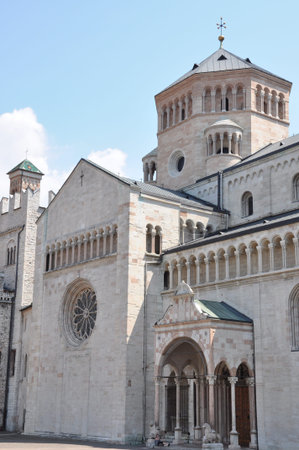Basilica Duomo San Vigilio Trento, Italy の写真素材
