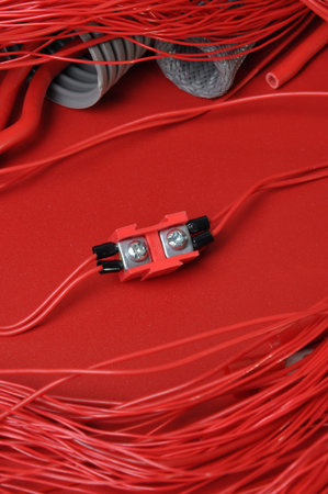 Equipment and accessories for electrical installations の写真素材
