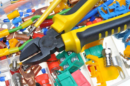 Electrical component kit in electrical installationsの写真素材