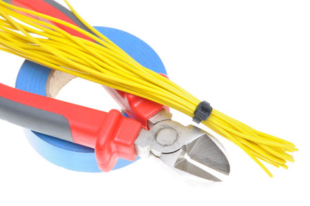 Tools for electricians for electrical installations