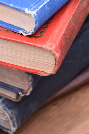 Stack of old booksの写真素材