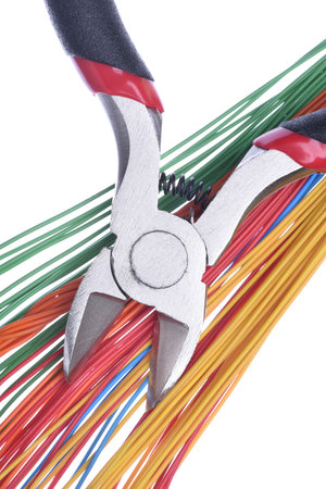 Tools for electrician and cables