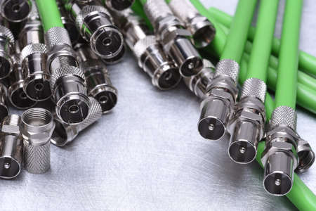 Coax Cable TVの写真素材
