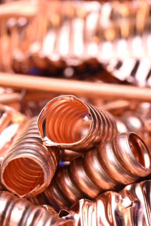 Copper for scrap for recyclingの写真素材