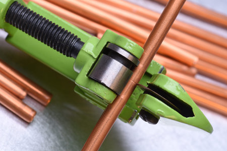 Pipe Cutter Tool Closeupの写真素材