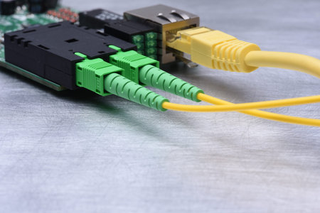Internet Of Things Optical Fiber Converter, Information Technology, Copy Space