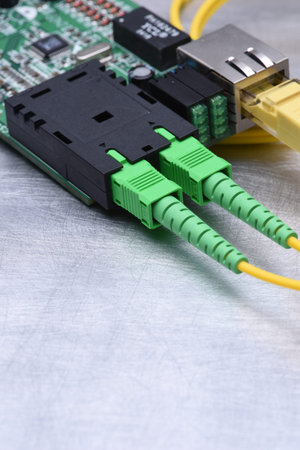 Internet Of Things Optical Fiber Converter, Information Technology, Copy Space
