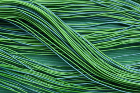 Cable and Wire Electric Closeupの写真素材