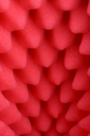 Red foam acoustic, safe packaging materialの写真素材