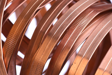 Copper raw materials industryの写真素材