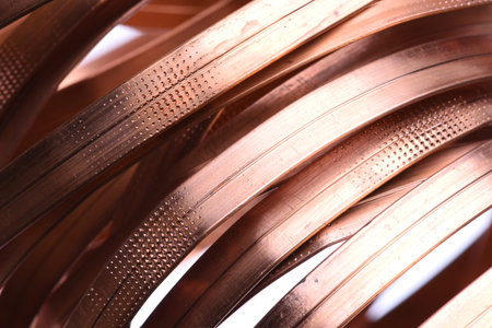Copper raw materials industryの写真素材