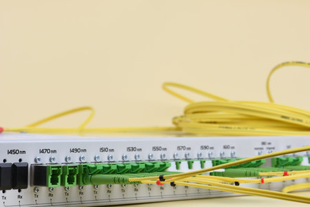 Data center equipment of optical fiber network information technology