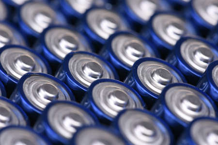 Group of alkaline battery AAA sizeの写真素材