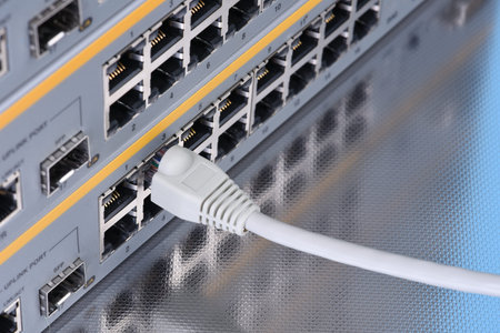 Data center network switches and ethernet cables
